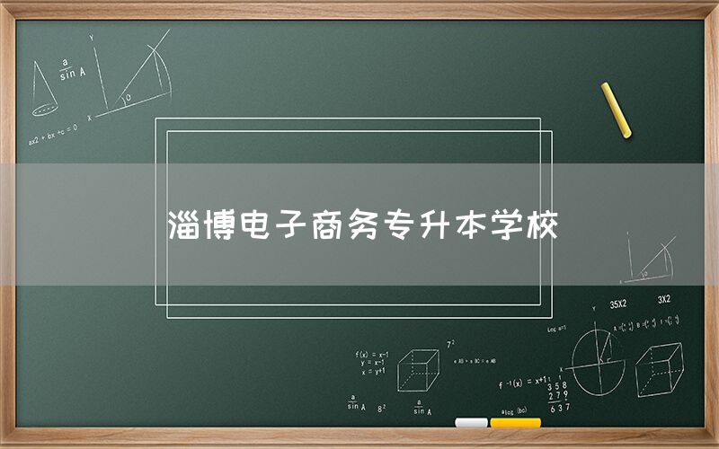 淄博电子商务专升本学校(图1)